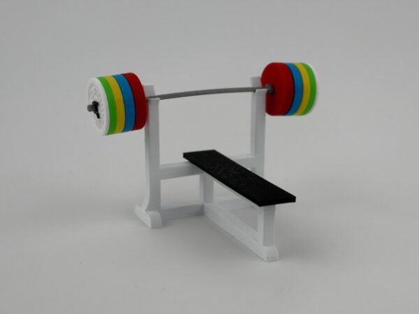 Bench press, Squat rack and Olympic weight set - Image 2