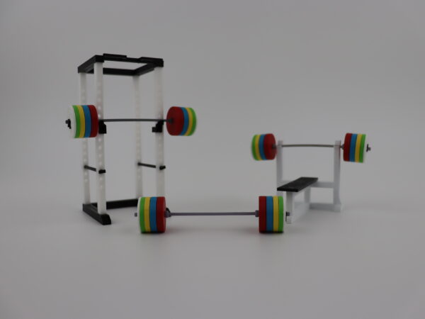 Bench press, Squat rack and Olympic weight set - Image 5