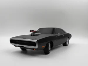3D printable Dodge Charger front