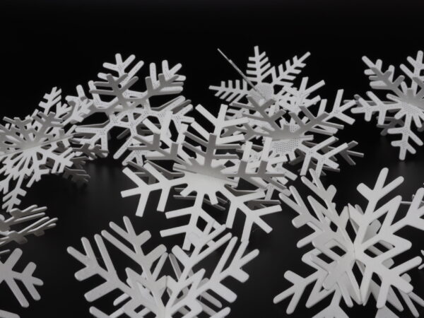 3D Interlocking Snowflakes – Set of 13 Unique Designs
